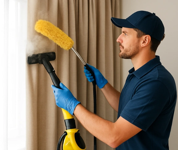 Trusted blind cleaning technician Matty Curtain Cleaning whalan-nsw QLD